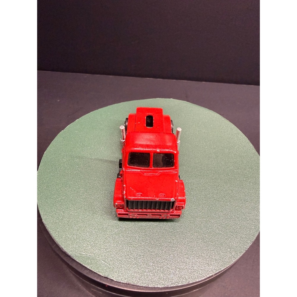 Majorette Red Semi Truck Cab Diecast 1/100 Scale Made in France Vintage Toy
